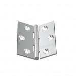 NICKEL PLATED BRASS FLAT HINGE 50x40 ITALY